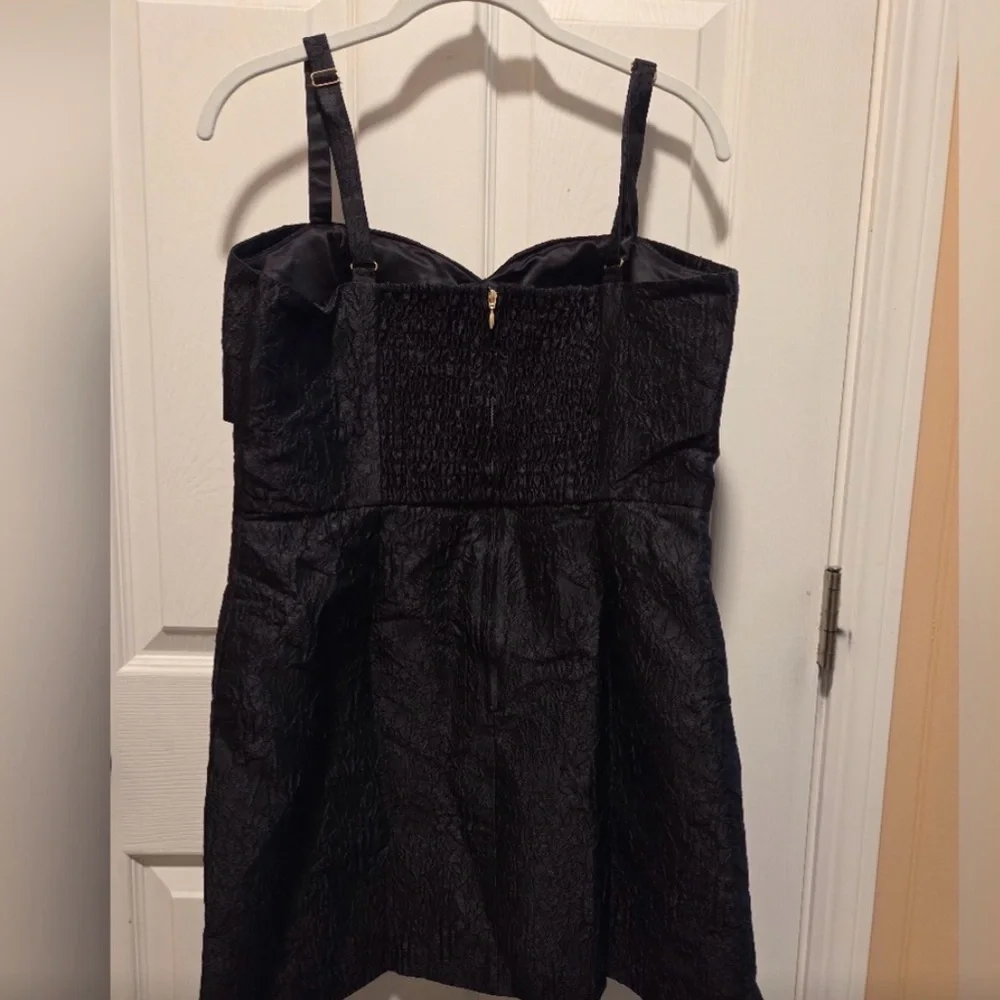 Lilly Pulitzer Kavia Skirted Romper in Noir Leaf An Impression Jacquard 10